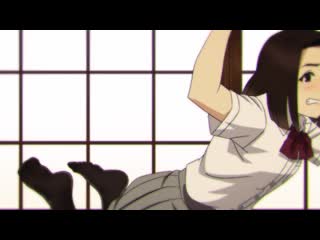 miru tights / contemplating pantyhose season 1 episode 6 (foot fetish, legs, feet, yuri, hentai, anime)